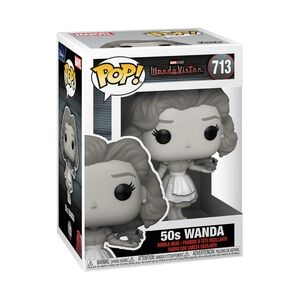 Funko 50s Wanda Pop Figure in Gray and White